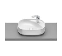 Roca Beyond lavabo 58.5x45.5 cm oval sobre encimera blanco brillante A3270B8S00