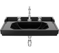 Roca Carmen lavabo 80x50 cm rectangular clásico negro A3270A0563