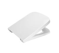 Roca,Dama,Tapa y asiento para inodoro compacto con caída amortiguada,A80178C004, 49L x 41,5W centímetros