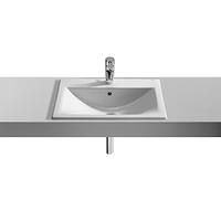Roca Diverta lavabo 55x42.5 cm rectangular empotrado blanco A327116000