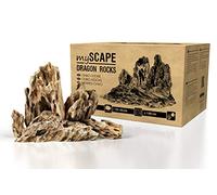 Roca Dragón Set 10 kg 10-30 cm - myScape-Rocks para Acuario y Terrario | para aquascaping, acuario, terrario y jardín, roca de arcilla, plantable, ofrece escondites, agua dulce