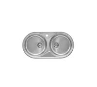 Roca Duo A870920845 - Fregadero, 84 cm - Con sifón