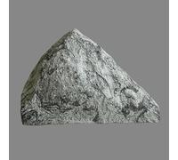 Roca falsa, Piedra de fibra de vidrio no hueca, textura realista, rocas artificiales ligeras, for decoración de acuarios, fotografía de jardines y paisajes de piscinas.(18.5x5.5x11.8in)