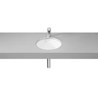 Roca,Foro,Lavabo de porcelana de bajo encimera,Blanco,410mm x 410mm x 165mm,A327884000