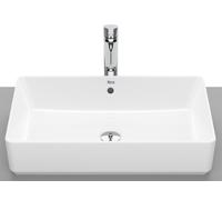 Roca,The Gap,SQUARE - Lavabo de sobre encimera,Blanco,600mm x 370mm x 130mm,A3270Y2000