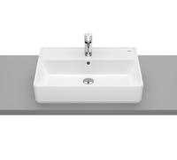 Roca Gap lavabo 60x42 cm rectangular sobre encimera blanco A3270MNS00