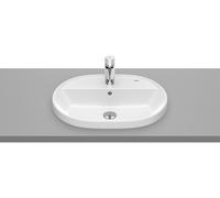 Roca Gap Round lavabo 55x40 cm oval empotrado blanco A3270Y6000