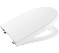 ROCA THE GAP A801D12001 Tapa y aro amortiguada antibacteriana con un acabado en color blanco Round