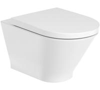 Roca Gap Round taza de inodoro suspendido sin reborde blanco A3460NLS00