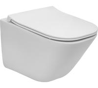 Roca Gap Square taza de inodoro suspendido sin reborde blanco A34647A000