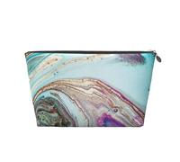 Roca geoda de ágata arcoíris, Bolsa de artículos de tocador Bolsa de Maquillaje Bolsa de cosméticos Bolsa de artículos de tocador de Viaje portátil