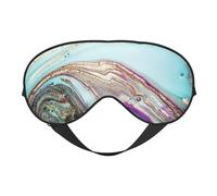 Roca geoda de ágata arcoíris, Cubreojos completos Antifaz bloqueador de luz Antifaz para dormir Antifaz suave con los ojos vendados Noche