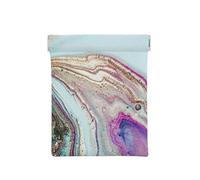 Roca geoda de ágata arcoíris, Squeeze Top Wallet Bolsa de Almacenamiento para Mujer Monedero pequeño Bolsa de Cambio