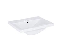Roca Hebe lavabo 61.5x39.5 cm rectangular para mueble blanco brillante A3272A1000