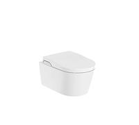 ROCA Inspira Pack In Wash inodoro suspendido con cisterna empotrada bastidor y placa pulsadora smart One toilet - Blanco