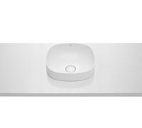 Roca Inspira lavabo 37x37 cm cuadrada empotrado blanco A32750R000