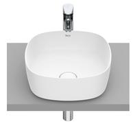 Roca Inspira lavabo 37x37 cm cuadrada sobre encimera blanco A327502620