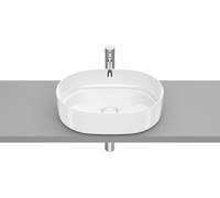 Roca Inspira lavabo 50x37 cm oval sobre encimera blanco A327520S00