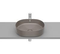 Roca Inspira lavabo 50x37 cm oval sobre encimera marrón/beige A327520660