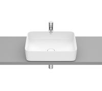 Roca Inspira lavabo 50x37 cm rectangular sobre encimera blanco A327530620