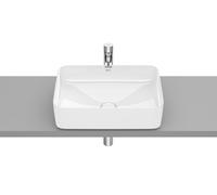 Roca Inspira lavabo 50x37 cm rectangular sobre encimera blanco A327530S00
