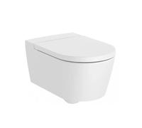 Roca Inspira Round - Inodoro, Blanco Mate, Tecnología Rimless