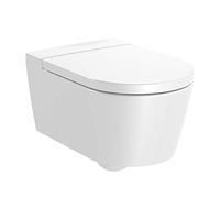 Roca,INSPIRA,ROUND - Taza suspendida Rimless con salida horizontal,Blanco,370mm x 560mm x 440mm,A346527000
