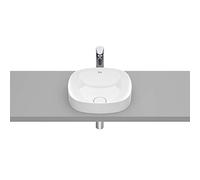 Roca,INSPIRA,SOFT - Lavabo de FINECERAMIC® de encimera,Blanco,370mm x 370mm x 75mm,A32750R000