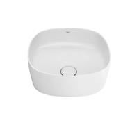 Roca,INSPIRA,SOFT - Lavabo de FINECERAMIC® de sobre encimera,Blanco,370mm x 370mm x 140mm,A327502000