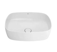 Roca,INSPIRA,SOFT - Lavabo de FINECERAMIC® de sobre encimera,Blanco,500mm x 370mm x 140mm,A327500000