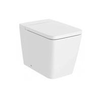 Roca Inspira Square - Inodoro, Blanco Mate, Tecnología Rimless