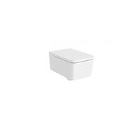 Roca Inspira Square - Inodoro, Blanco Mate, Tecnología Rimless