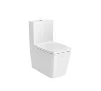 Roca Inspira Square - Inodoro, Blanco, Tecnología Rimless