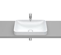 Roca,INSPIRA,SQUARE - Lavabo de FINECERAMIC® de encimera,PERL,550mm x 370mm x 75mm,A327534630
