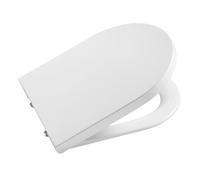 Roca A80152200B Asiento y Tapa Supralit, Colección Inspira Round, Caída Amortiguada, Color Blanco