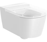 Roca,INSPIRA,ROUND - Taza suspendida Rimless con salida horizontal,Blanco,370mm x 560mm x 440mm,A346527000
