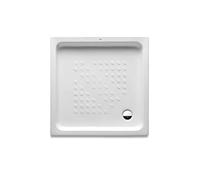 Roca,Italia,Plato de ducha de porcelana cuadrado,Blanco,800mm x 800mm x 80mm,A3740HJ000
