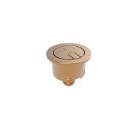 Roca Kit Pulsador Descarga Plus D8 Ø48 mm Oro Rosa Brillante | Doble Pulsador Cisterna | Repuesto Original Roca Ref. AH00112RGR