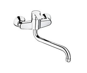 Roca,L20,Grifería monomando exterior para cocina con caño giratorio,A5A7609C00