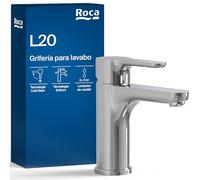Grifo de lavabo monomando con cuerpo liso cold start cro L20 Roca