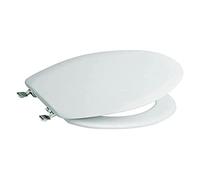 Roca Lorentina A801070584 - Asiento de inodoro azul formentor bisagras cromadas