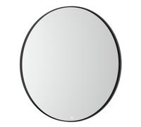 Roca Luna espejo 60x60 cm circular con iluminación negro A812425000