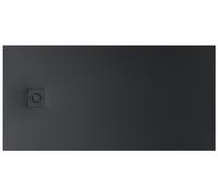 Roca Magma plato de ducha rectangular 200x100 cm negro APE017D03E803400