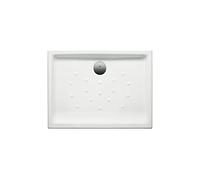 Roca,Malta,Plato de ducha de porcelana con fondo antideslizante,Blanco,1000mm x 800mm x 65mm,A373517000