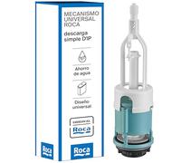 Roca Mecanismo de Descarga Universal Simple D1P para Inodoro, AH0003300R | Ajuste de Altura Telescópico, Descarga Interrumpible, Varilla Roscable, Resistente a la Cal, Antifugas, Fácil Instalación