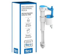 Roca Mecanismo universal de alimentación inferior A8I 3/8' plástico, sistema de llenado de cisterna compacto para WC silencioso, válvula de llenado rápido para inodoro, A822508900