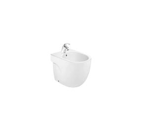 ROCA MERIDIAN A357247000 Bidet de forma compacta de 36 cm fabricado en porcelana de color blanco - Sin tapa