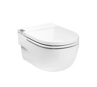 Roca Meridian In Tank Inodoro suspendido con soporte en L de 40 cm fabricado en porcelana de color blanco