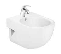 Roca,Meridian,Bidé suspendido compacto sin tapa,Blanco,360mm x 480mm x 300mm,A357246000