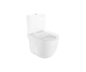 Roca,Meridian,Taza compacta con salida dual para inodoro de tanque bajo Rimless,Blanco,370mm x 600mm x 790mm,A34224L000